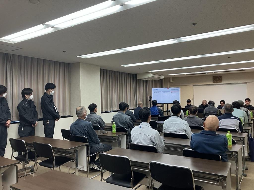 冬季連休工事に向けた安全大会を開催しました！